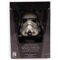 Kotobukiya ARTFX Star Wars Darth Vader EP3 version 1:7 scale pre-painted soft vinyl model kit snap fit model kit, together with two Master Replicas Star Wars scaled replica helmets, Luke Skywalker X-Wing and Stormtrooper, all boxed (3)