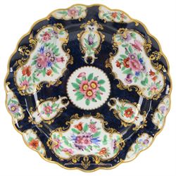 19th century and later cabinet plates, including Royal Worcester, Royal Crown Derby and Coalport examples, all painted with birds and flowers, largest D26cm