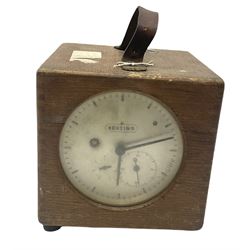 A 20th century Benzing Racing Pidgeon timing clock.