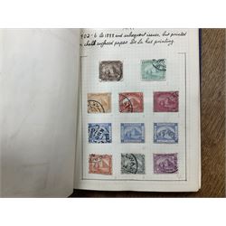 Egypt 1866 and later stamps, including general issues, provisionals, air mail, commemoratives, officials, postage dues etc, Suez Canal issues with one cent, five cents, twenty cents and forty cents showing examples of the original, reprints and forgeries, annotated throughout, housed in a 'Miniature Album'
