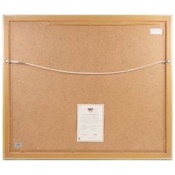 Rolf Harris (Australian 1930-): 'Sunrise - Taj Mahal' 'Rolf on Art - Monet' and 'Rolf on Art - Van Gogh', set of three limited edition giclee prints signed and numbered respectively, largest Sunflowers 66cm x 49cm (3)