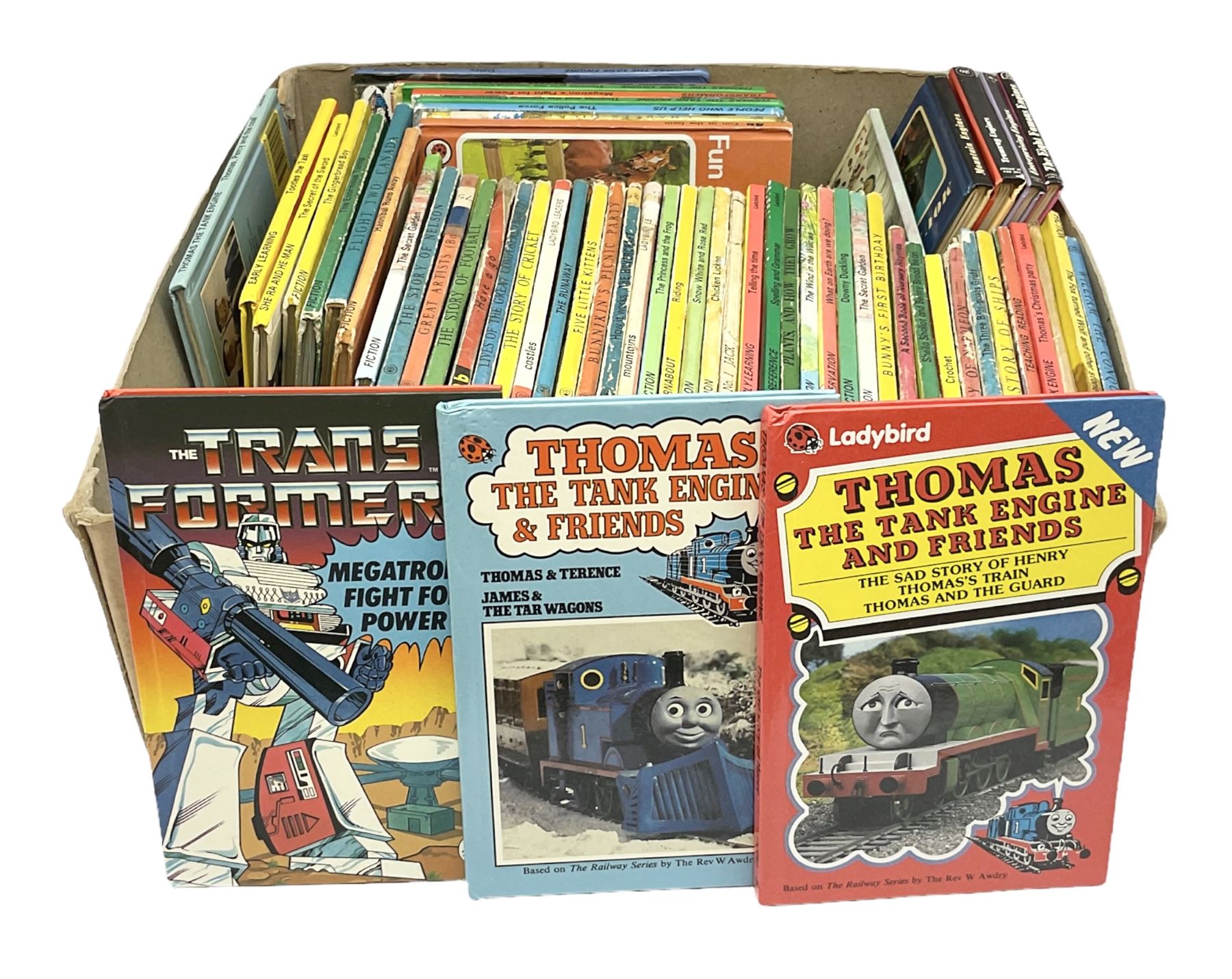 Collection of approximately fifty five Ladybird books, to include The Princess and the Frog, The Story of Ships, Bunny's First Birthday, William the Conqueror etc