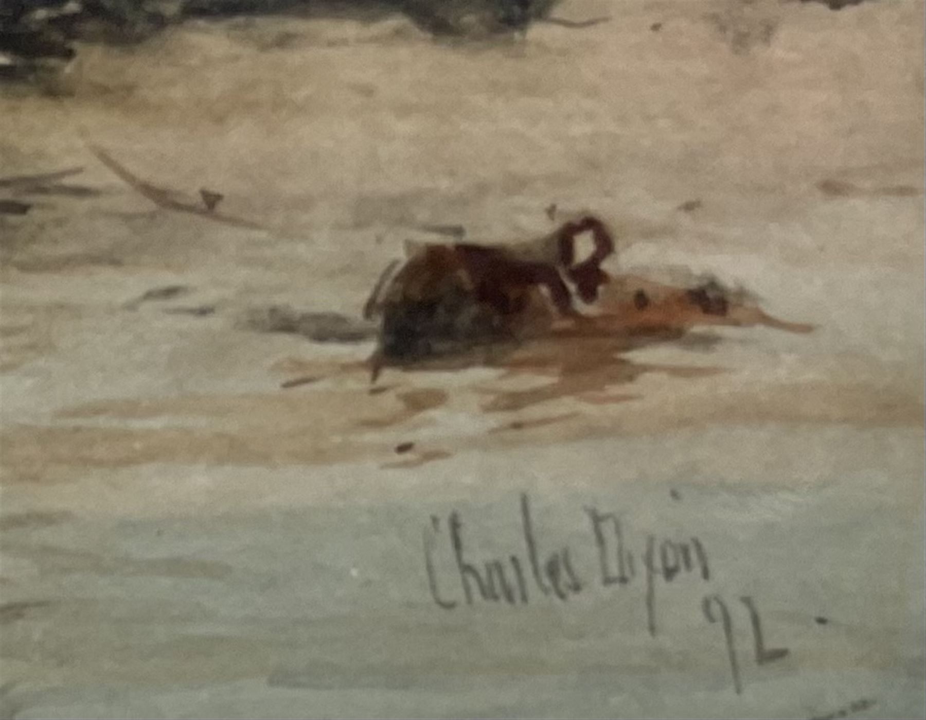 Charles Edward Dixon (British 1872-1934): The Upper Pool of London, watercolour signed and dated '92, 27cm x 19cm