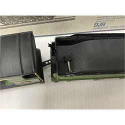 DJH Models - two kit built ‘00’ gauge models comprising K8 CR LMS BR Class 439 0-4-4T no.15189 locomotive in crimson and HR/LMS Jones Goods 4-6-0 no.103 locomotive and tender in HR green; in original boxes 