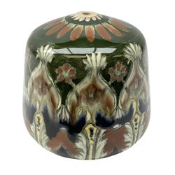 Royal Bonn water dropper, decorated in the Liberty pattern, H10.5cm