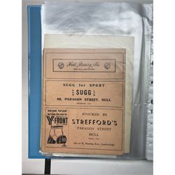 Collection of football memorabilia belonging and relating to the Hull based referee Frank Coultas, including 9ct gold Referee's medal for the 1957 Aston Villa v Manchester United FA Cup Final, inscribed 'The Football Association, F.B Coultas, F.A. Challenge Cup Competition, Final Tie 1957', hallmarked and in original case; the kit worn by him to referee the 1957 FA Cup Final and ephemera relating to the match including photographs, programmes and tickets; together with other football memorabilia collected by Frank Coultas, including programmes, photograph and ticket stubs, with some items relating to the 'Busby Babes'