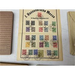 Great British and World stamps including German WWII period, Australia, Canada, Ceylon, India etc, in various albums and loose