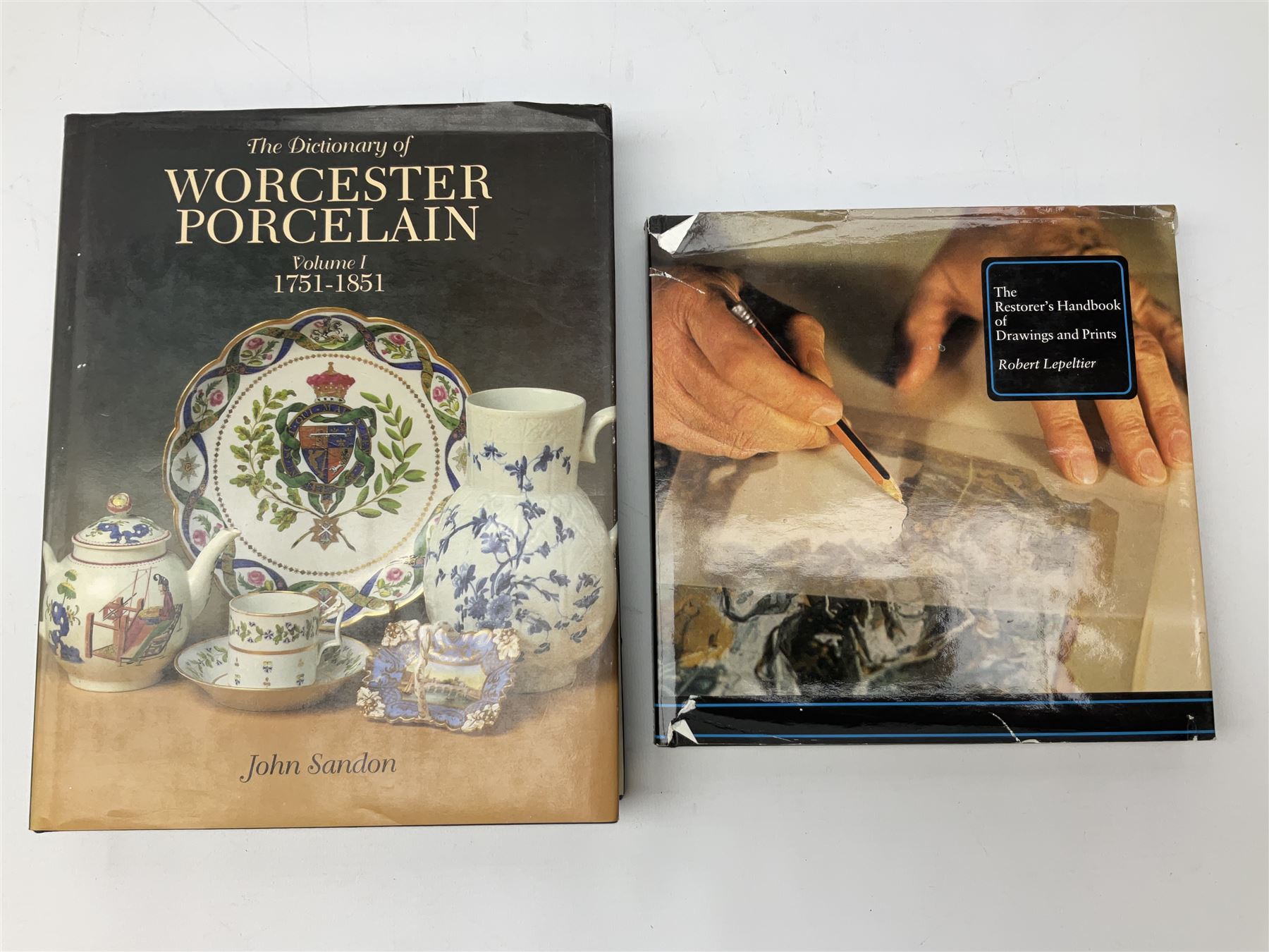 Group of Fine Art and Antique reference books, to include examples on Victorian painters, equestrian artists, Worcester porcelain, etc. 