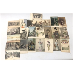 Collection of Japanese and other mostly Asian postcards, including postcards by M. Sternberg & Co Hong Kong depicting 'Chinese Pirates on the Execution Ground' forty-two cards  