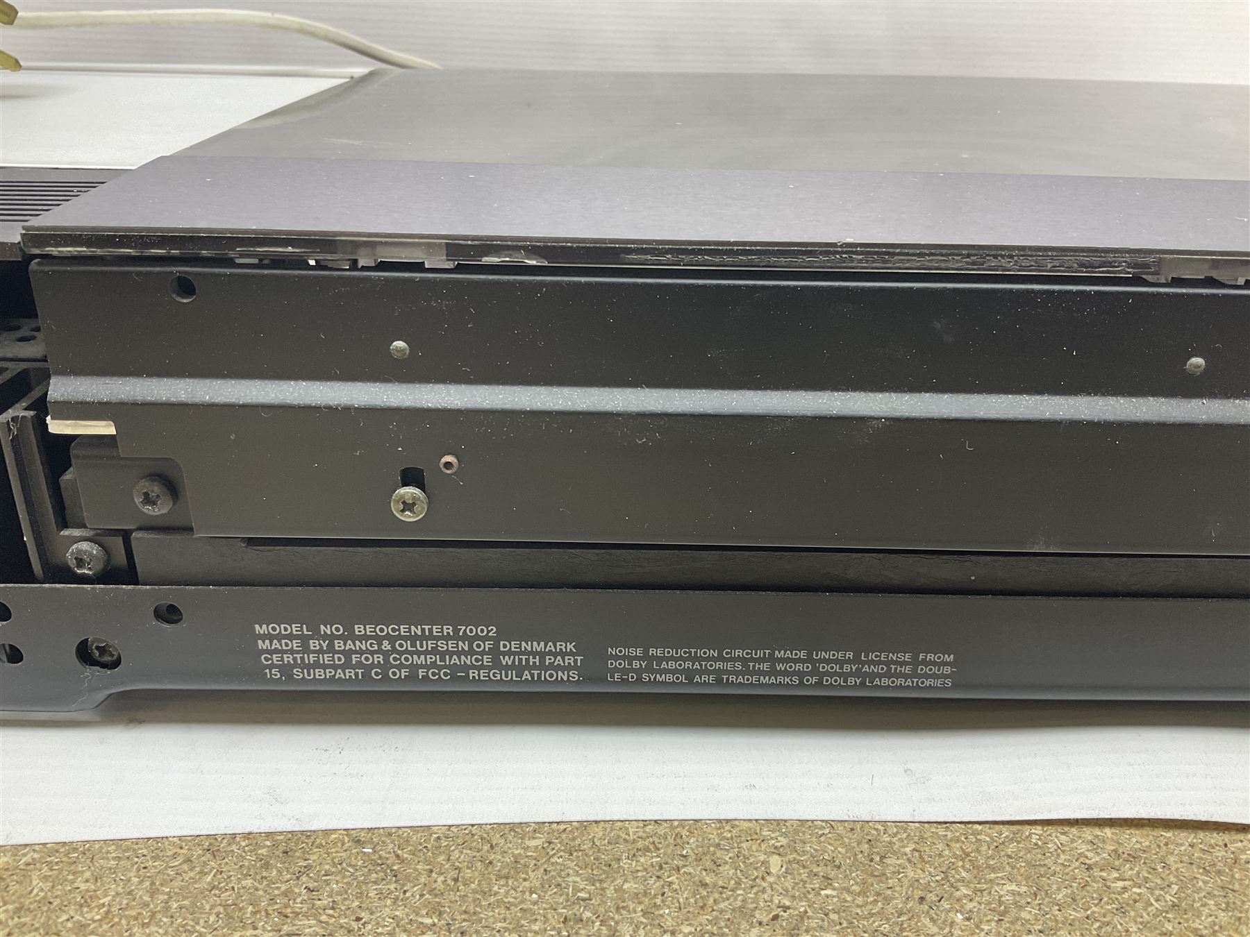 Bang & Olufsen Beocenter 7002, with manual 