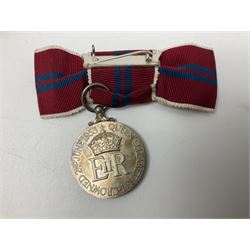 Commemorative medallions or medals including three Queen Victoria Diamond Jubilee small silver medallions, two King Edward VII 1902 Coronation medallions and a Queen Elizabeth II 1953 Coronation medal in red box