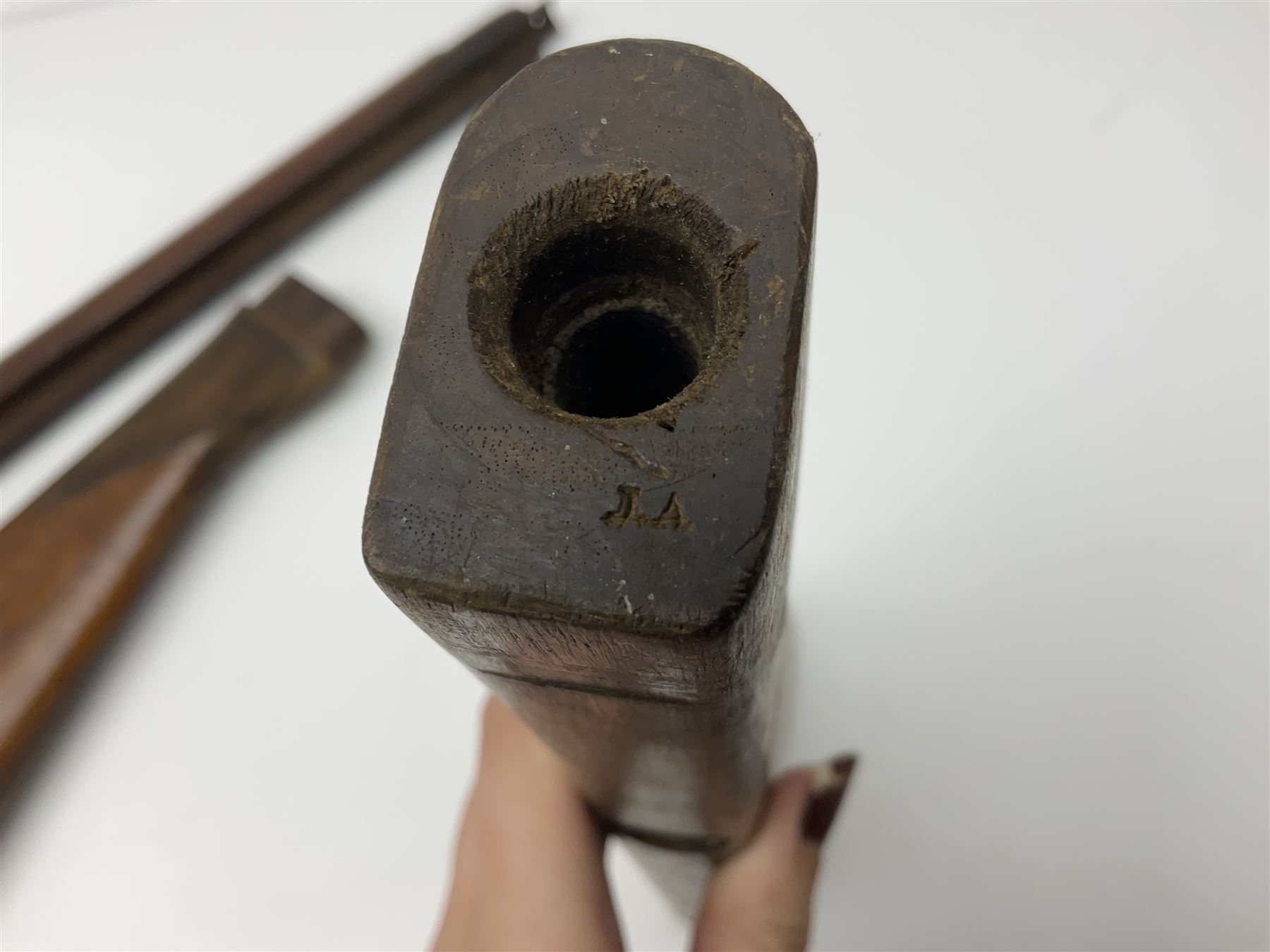 Quantity of spare parts for .577/450 Martini Henry rifle including two stocks, fore-end etc