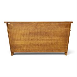 Antix - French oak sideboard, fitted with three drawers and cupboards