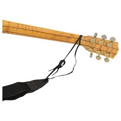 1998 American Gibson EC-30 Blues Electro King electro-acoustic guitar, in natural blonde finish with laminated maple back and sides and tortoiseshell effect scratch guard, serial no. 92018011, contained within a Gibson hard case with blue velvet interior, guitar L102cm