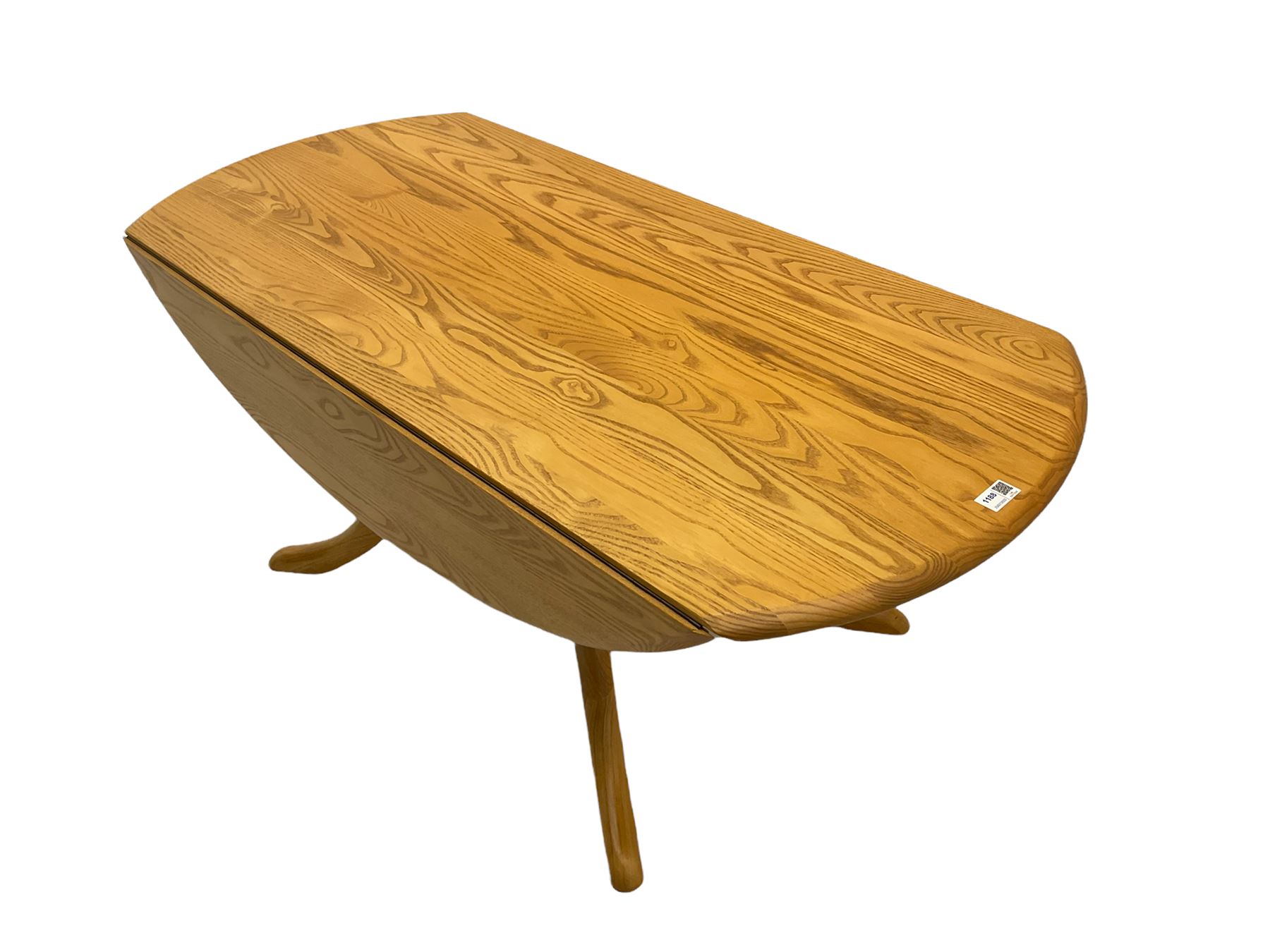 Ercol light elm drop leaf coffee table The Furnishings Sale