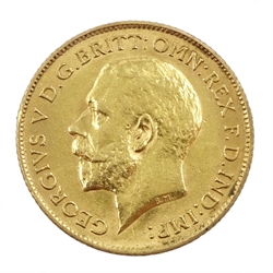  King George V 1912 gold half sovereign  