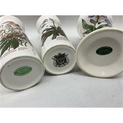 Quantity of Portmeirion The Botanic Garden pattern storage jars of various sizes, planters, vases etc (approx 47)  