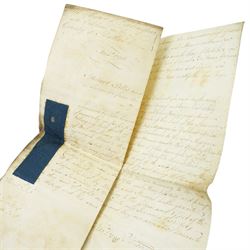 George III surrender of a tenancy in the Manor of Liddington in the county of Rutland, surrender of a tenancy on the same estate 1799 and two other indentures concerning the same estate; William and Mary indenture 1691,  Queen Anne indenture between John Waldrom of Oadby and George Durnor, mortgage document and other indentures