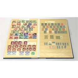 Stockbook of mint and used German stamps, from the 1940s to 60s, including Third Reich, Allied Occupation and West Germany etc