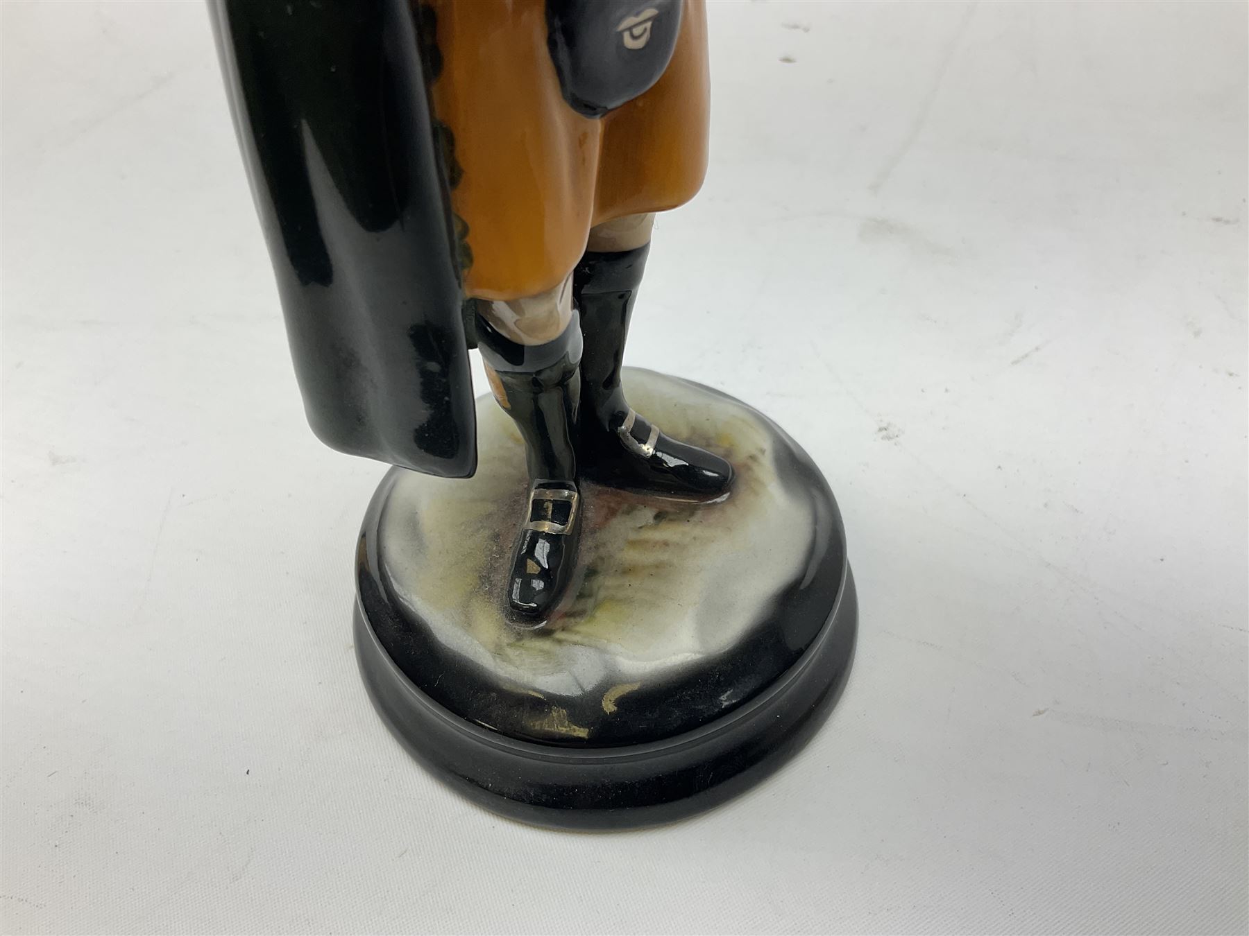 Michael J Sutty limited edition figure, Pipe Player, The Royal Irish Rangers 1980's, 241/250, H22cm