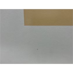 Patrick Caulfield (British 1936-2005): 'Thus, she would come, escaped, half-dead to my door’, no.11 from 'Some Poems of Jules Laforgue' Edition C, screenprint signed and numbered 57/100 in pencil pub. 1973, 41cm x 36cm with full margins