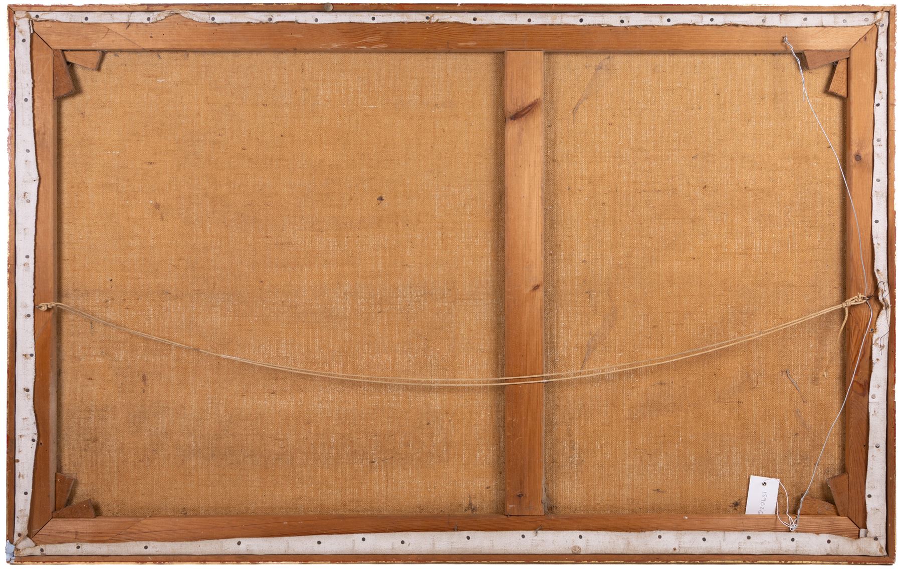 John Uzzell Edwards (Welsh 1934-2014): 'Skeletal Seabirds', oil on canvas unsigned 75cm x 123cm 