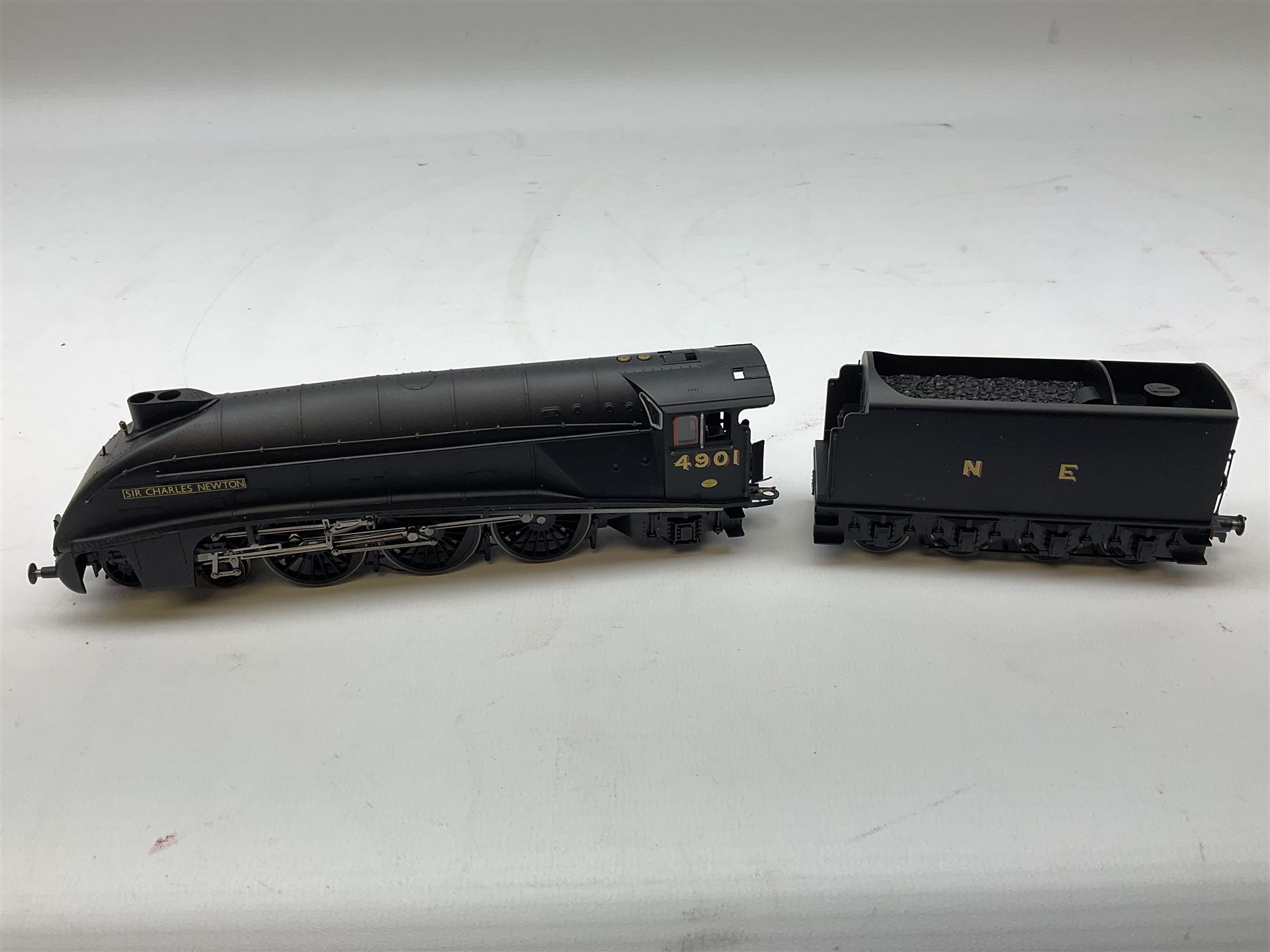 Hornby '00' gauge - LMS Streamlined Princess Coronation Class 4-6-2 locomotive 'Duchess of Hamilton' no. 6229, Class A4 4-6-2 locomotive 'Sir Charles Newton' no. 4901 and Class A4 4-6-2 locomotive 'Mallard' no. 4468, all DCC ready (3)