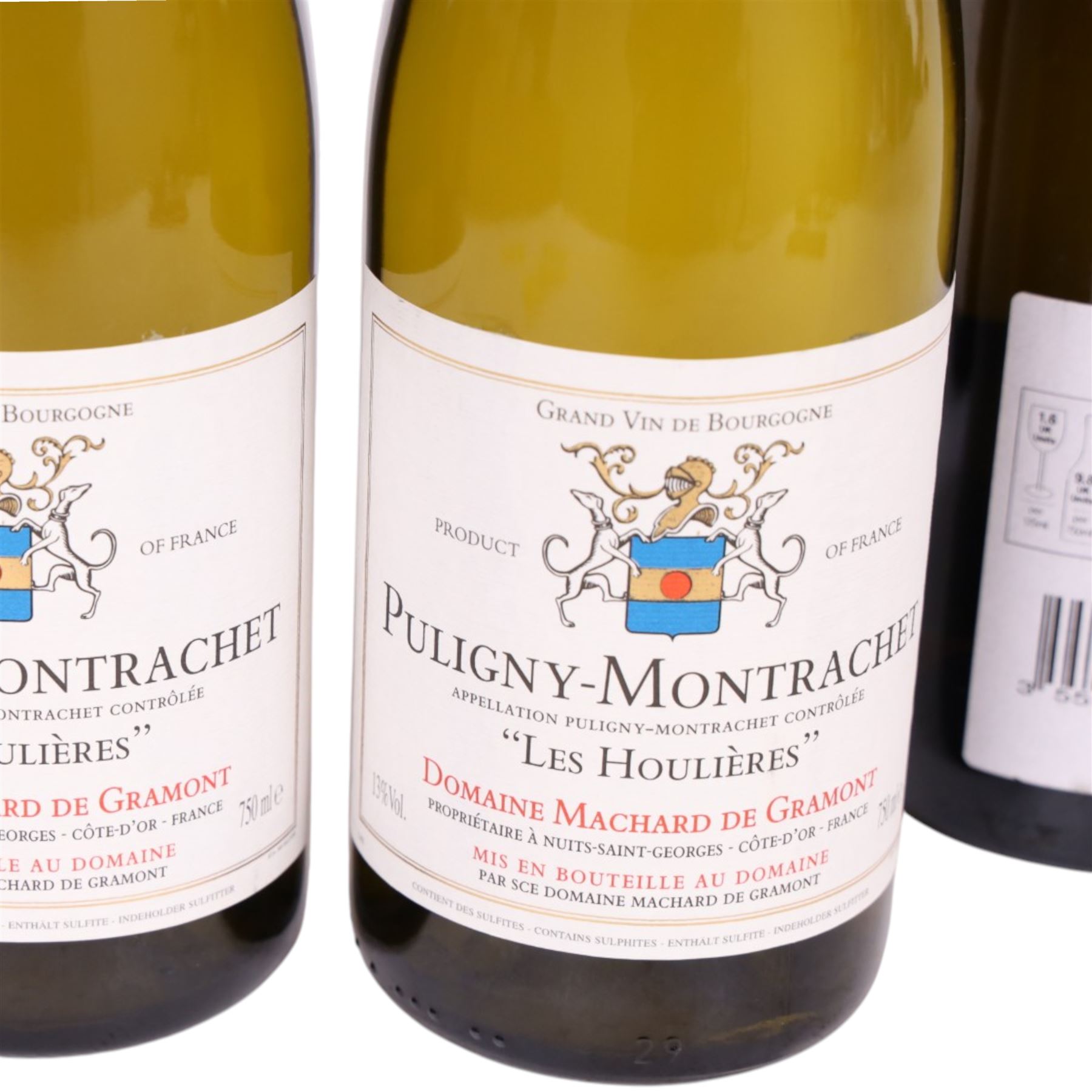 Puligny Montrachet 2017 Dom Alain Chavy, 750ml 13% vol, two bottles and Puligny-Montrachet 2021 Les Houlieres, 750ml 13% vol two bottles  