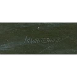 Michael James Whitehand (British 1941-): 'Battle of Flamborough Head', oil on canvas signed 60cm x 88cm