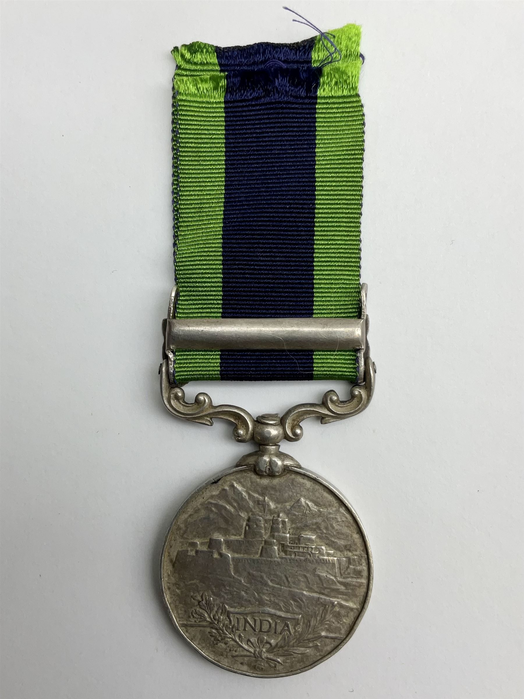King George V India General Service Medal named to '1388 L-NK. NAWAB KHAN, 2-1.12 INFY' with Afghanistan N.W.F. 1919 bar