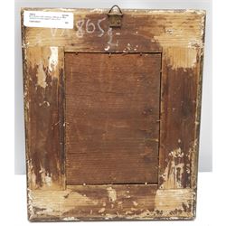 M K Pitcairn (20th century): Still Life of Lillies, miniature on ivory signed 13cm x 8cm