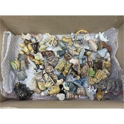 Large collection of Wade Whimsies and other similar animal figures 