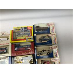 Thirty-two modern die-cast promotional models by Corgi, Lledo and Days Gone including  Only Fools and Horses, Ringtons, Norman Backwell, Eddie Stobart, Bygone Days of Road Transport, View Vans etc; all boxed (32)