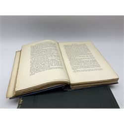 The History of Scarborough, edited by Arthur Rowntree and published by J.M. Dent & Sons Ltd, with an inscription to the title page reading 'Collaborator George Rowntree' together with The Universal Atlas published by Cassell & Company Ltd