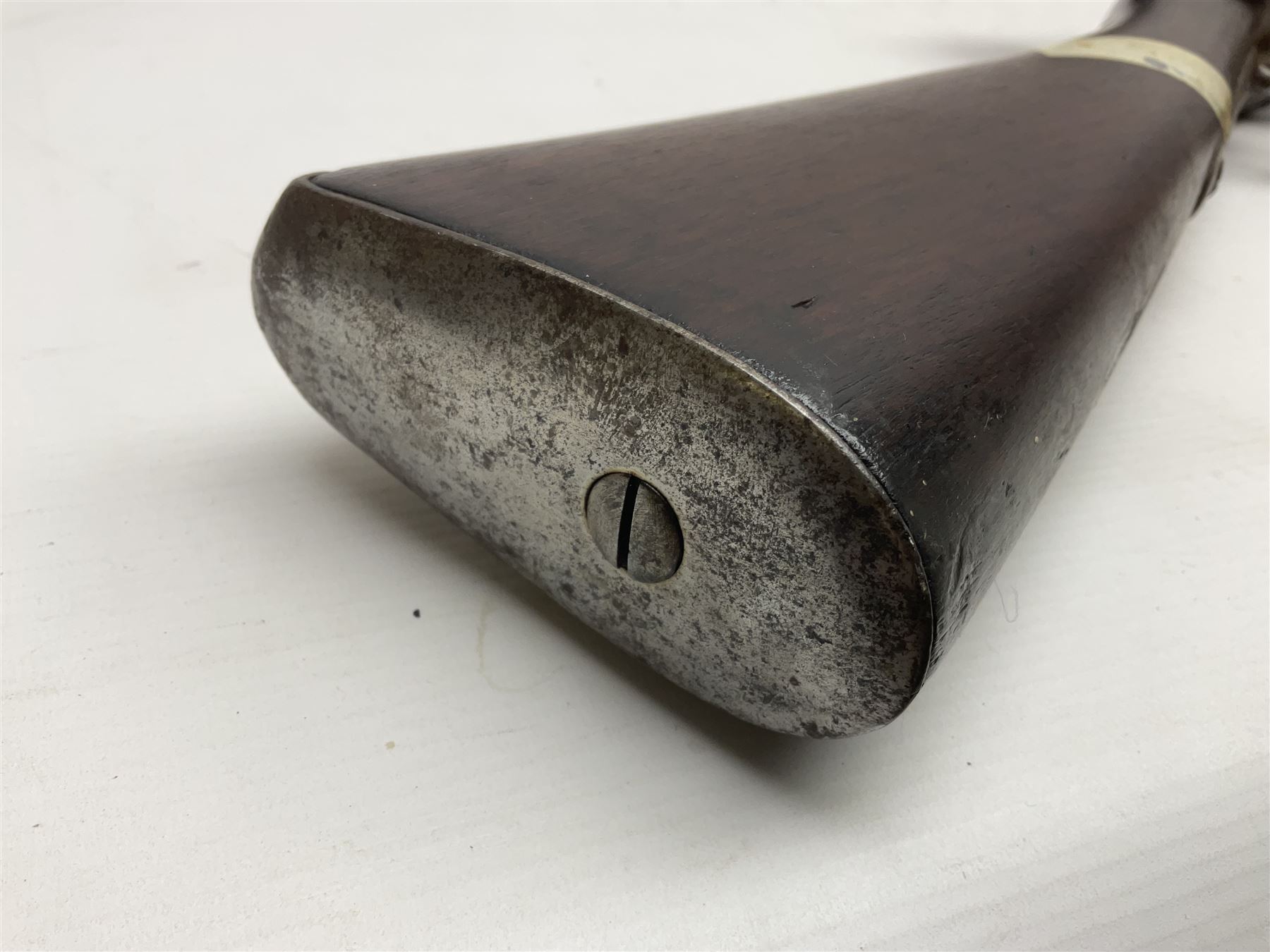 Early 19th century M.T. Wickham of Philadelphia flintlock musket, approximately .700 cal., the 104cm(41