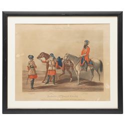 John June (British fl.1740-1770) after Francis Sartorius (British 1734-1804): 'The Famous Horse Pumkin', etching p.1794 unsigned 25cm x 35cm; John Harris Jr. (British 1791-1873) after Major General Walter Fane (British 1828-1885): 'Portraits - 2nd Punjab Cavalry', hand-coloured etching p.1856 unsigned 26.5cm x 35cm (2)