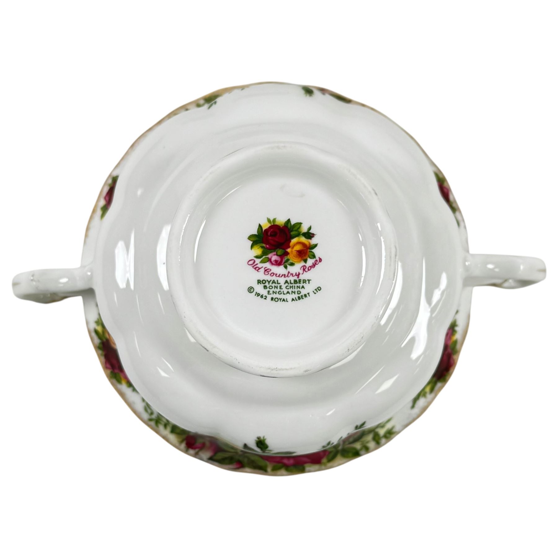 Collection of Royal Albert Old Country Rose ceramics, to include large serving platter, teacups, cake stand and dinner plates