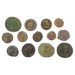 Mostly Roman bronze coinage, including Constantine II as Caesar, Antoninianus etc (13)
