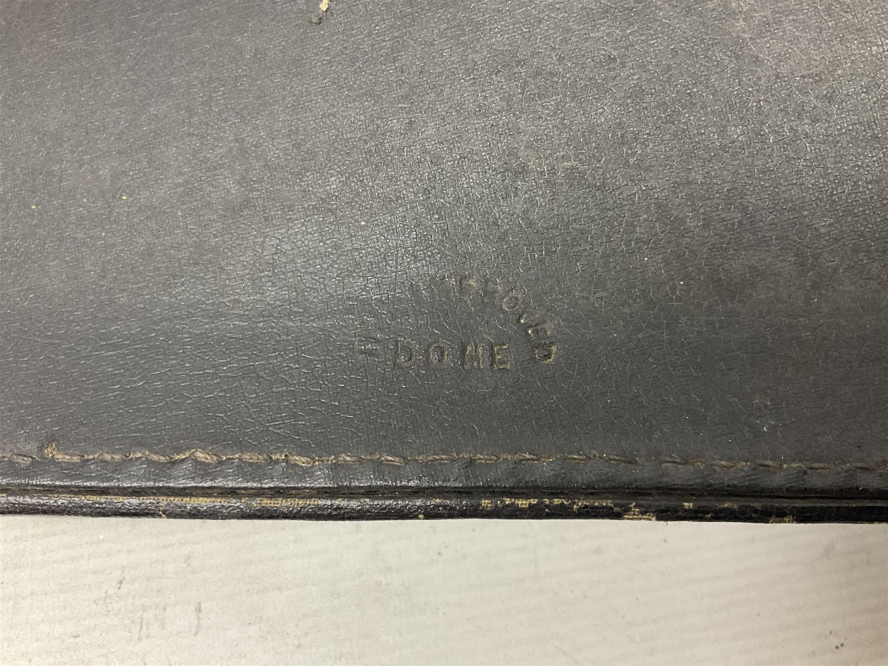 German trade violin c1900 the 36cm two-piece maple back impressed 'Stainer', maple ribs and spruce top, bears label 'Jacobis Stainer in Absam prope Oenipontum 17**' L59cm; in carrying case marked 'The Improved Dome' with bow