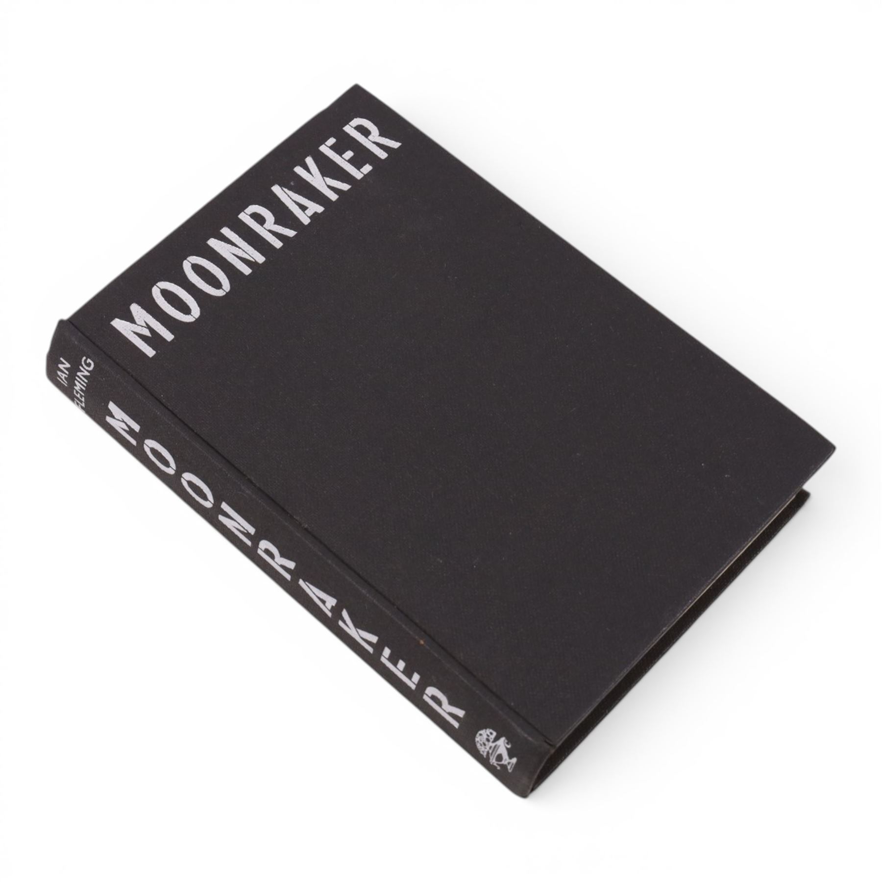 Fleming, Ian - James Bond 'Moonraker' first edition state B, with shoot spelling correction on page 10, original black cloth with silver titles, with orange and yellow flame dust jacket, pub. Jonathan Cape, London 1955
