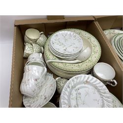 Collection of tea and dinnerwares to include Wedgwood Campion, etc in five boxes 