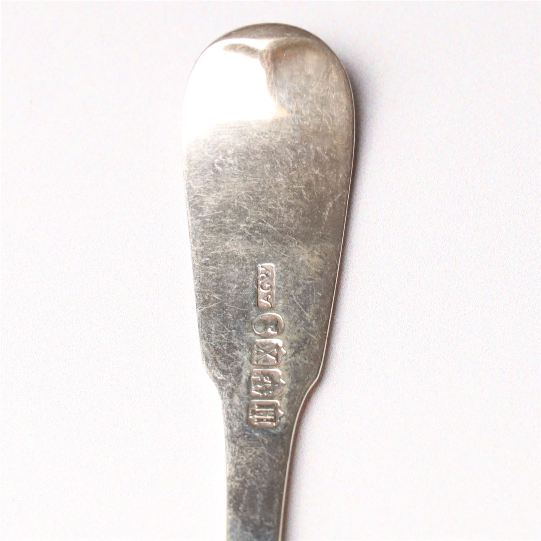 Collection of various silver teaspoons, 19th and 20th century, various dates and makers