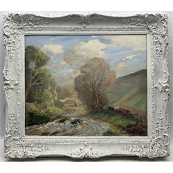 Gordon Clifford Barlow (British 1913-2005): 'Trout Stream - Kettlewell', oil on board signed, titled verso 49cm x 59cm 
Notes: Barlow was the protégé of Herbert Royle (1870-1958)