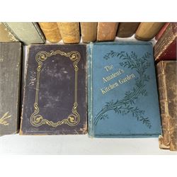 Collection of books including Hinnerd, Shirley; The Amateur's Kitchen Garden, Wright, Walter. P; Handy Perennials and Herbaceous Boards, and Garden Trees and Shrubs, Prescott, William H; The Conquest of Mexico etc 