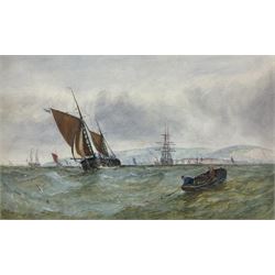 Studio of William Callow RWS (British 1812-1908): 'Fresh Breeze off Sidmouth', watercolour signed and titled 29cm x 48cm 
Provenance: private collection, purchased Dee, Atkinson & Harrison 19th November 1999 Lot 621