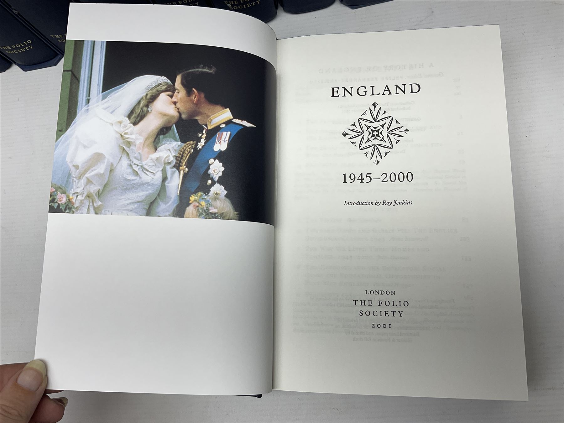 Folio Society; A History of England series, 12 vols by various authors, including: G. M. Trevelyan; G. R. Elton; Asa Briggs; and others, all in their original slipcases