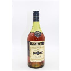 Martell, very special cognac 24fl oz 70% proof and Martell, Cordon Blue cognac 70cl 40% vol (2)