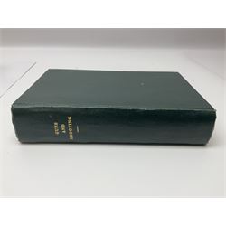 Hawker Lt. Col. P.: Instructions to Young Sportsmen in all that Relates to Guns and Shooting. 1833 7th edition. Re-bound in green cloth; Harting James Edmund: Hints on Shore Shooting.1871; Army Field Service Pocket Book. 1938. Contains numerous bound pamphlets; Ferrar Major M.L.: Officers of The Green Howards. 1920; Blake George: Mountain & Flood - History of the 52nd Lowland Division. 1950; and XV International Brigade. 1975 (6)