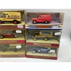 Matchbox - twelve Models of Yesteryear and two Dinky Collection die-cast models; all boxed; and quantity of unboxed Matchbox models 