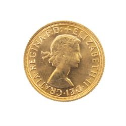 Queen Elizabeth II 1968 gold full sovereign coin